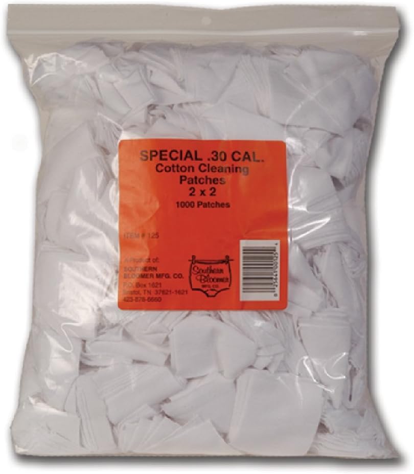 1000-pack Gun Cleaning Patches, .30 Cal